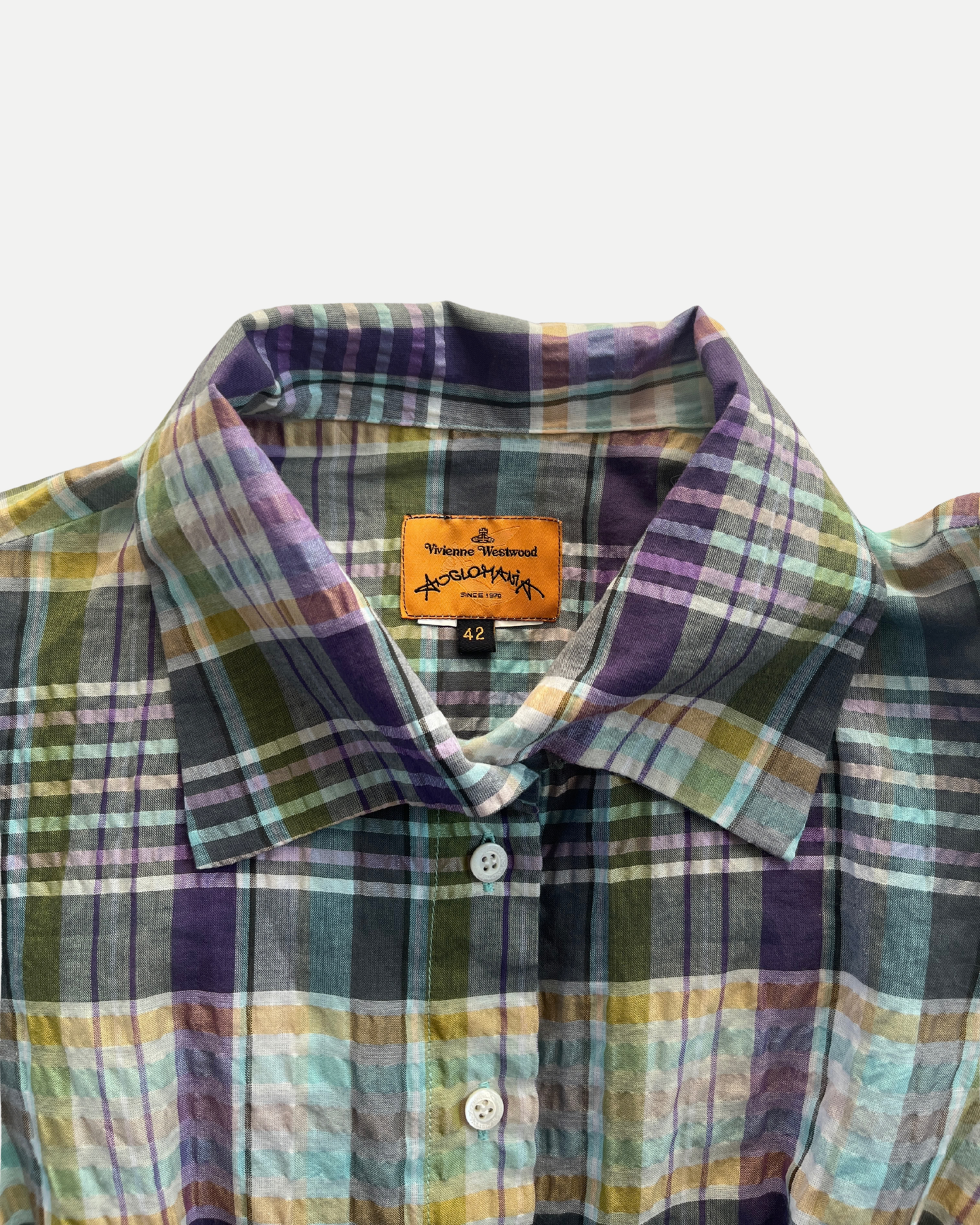 Vivienne Westwood Anglomania plaid top ☆ size 42