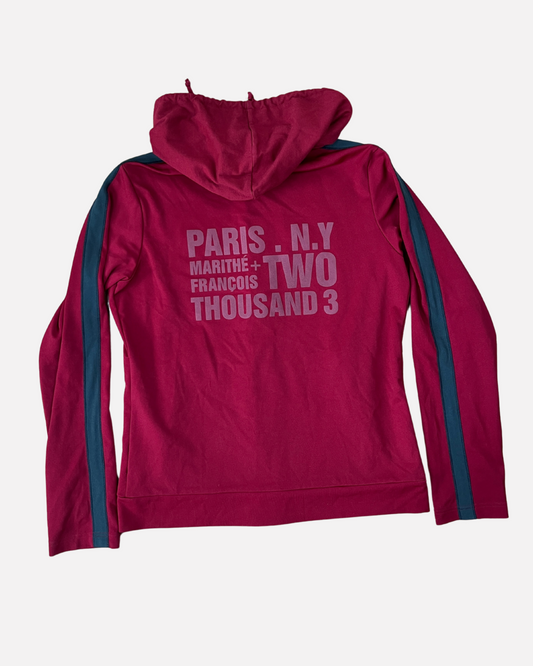 Marithé & François Girbaud zip up hoodie ☆ size M
